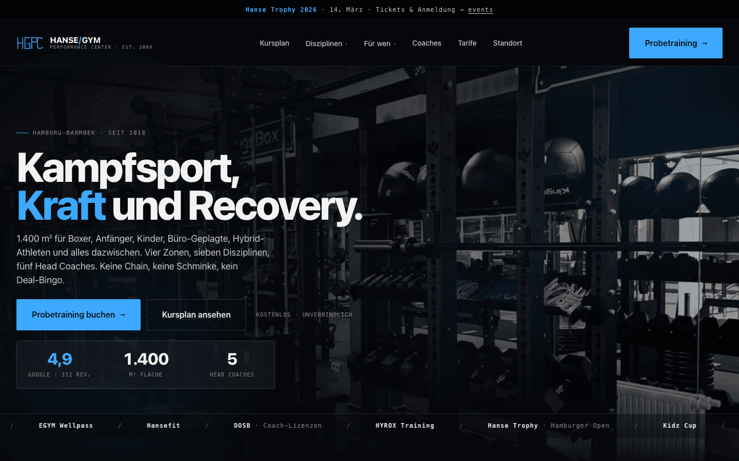 Hanse Gym Performance Center