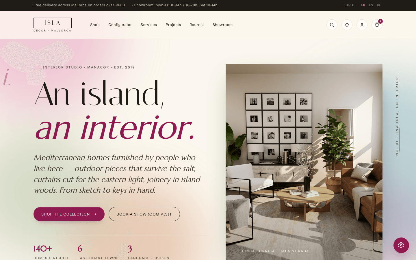 Isla Decor Website