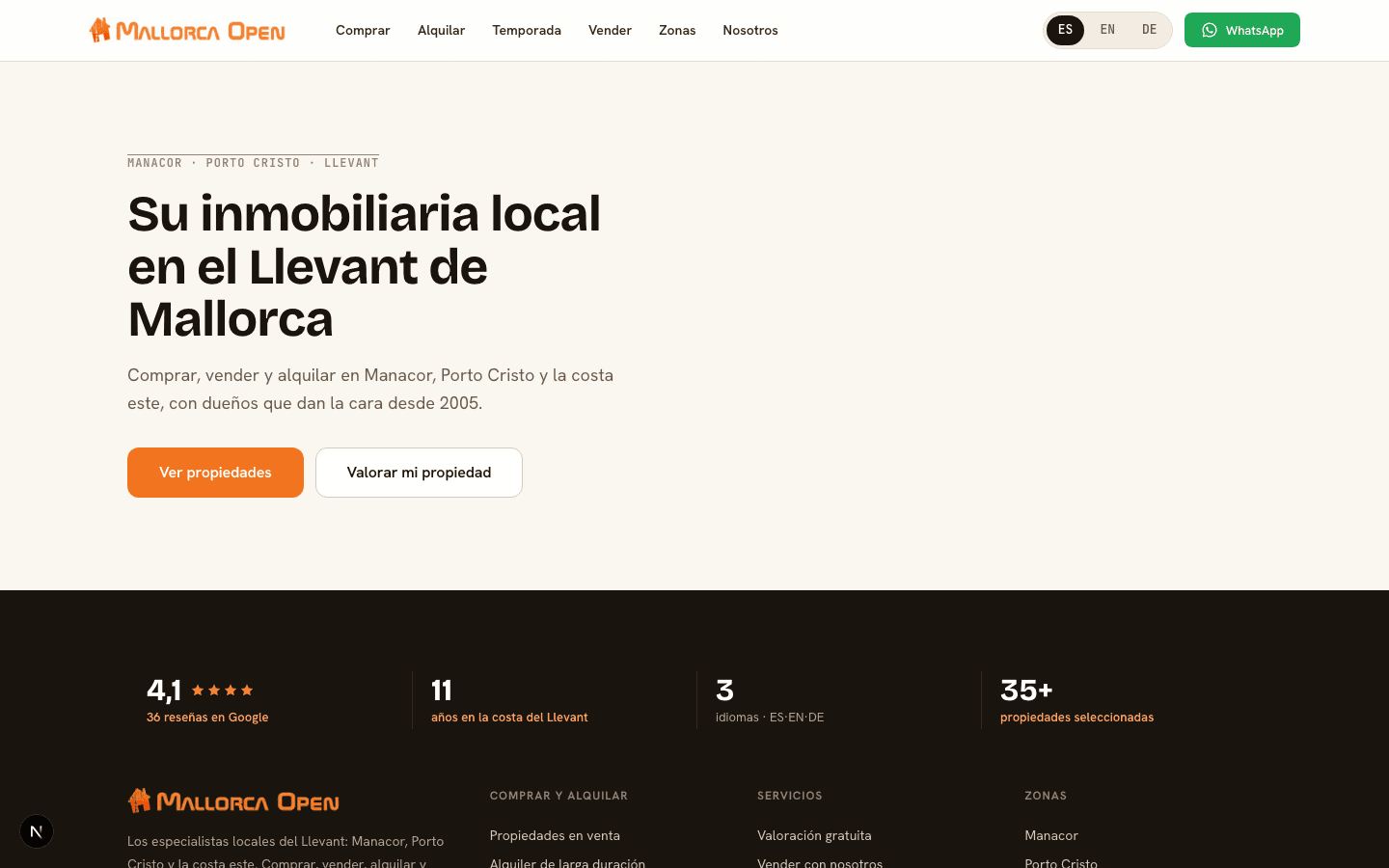 Mallorca Open Website