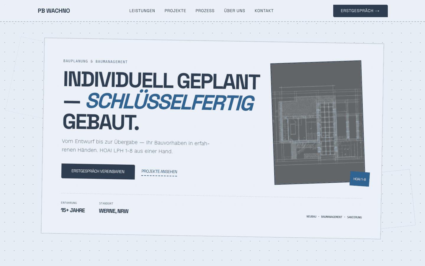 Planungsbüro Wachno Website