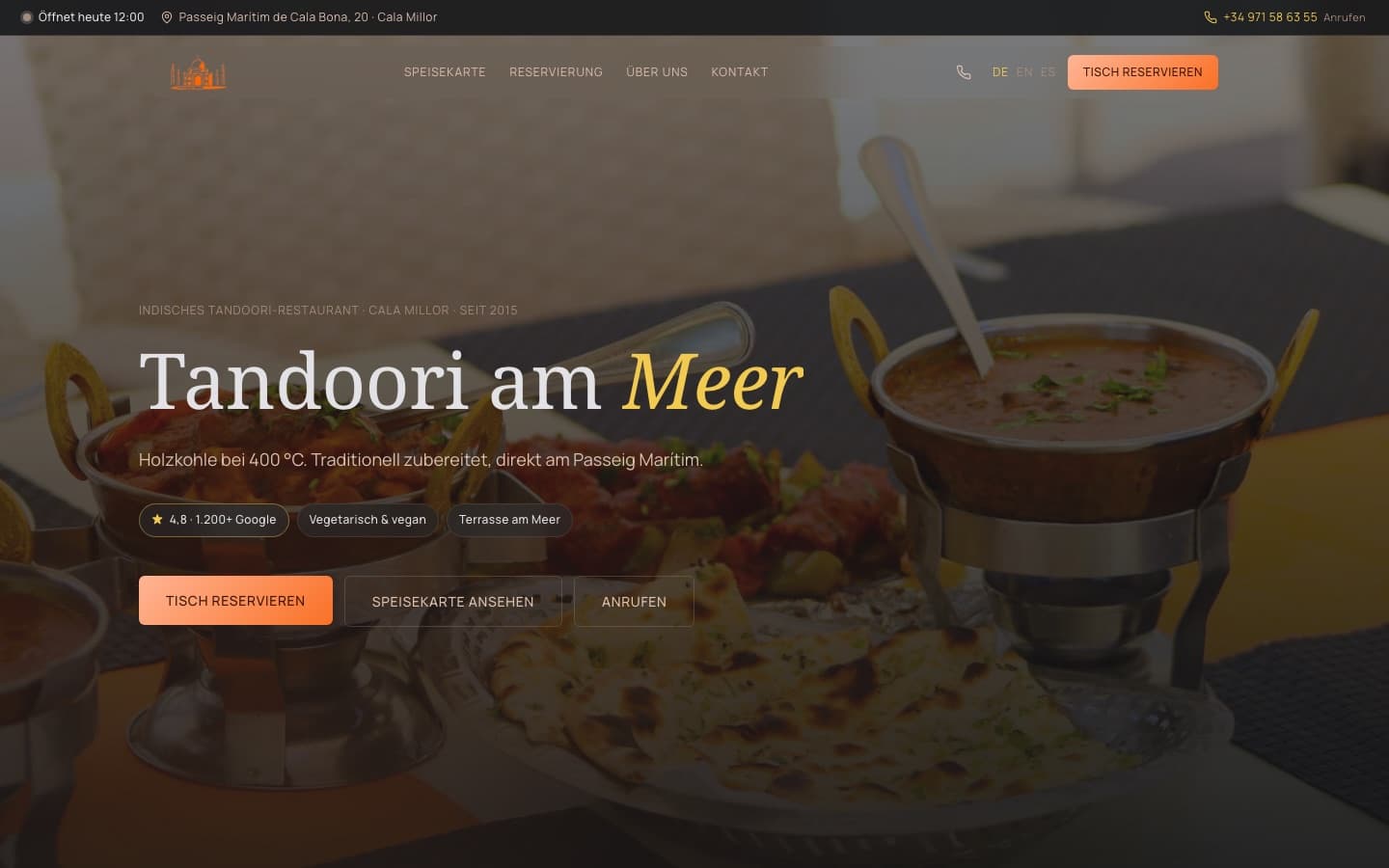 Indian Taj Website